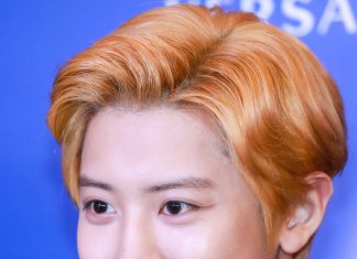 190426 Chanyeol 찬열 朴燦烈 박찬열 Park Chanyeol (EXO 엑소 エクソ) – Versace Chain Reaction系列CROSS CHAINER運動鞋發佈活動