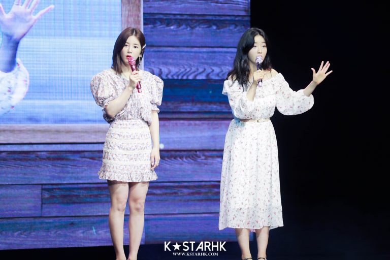 Apink初瓏、普美在台灣與700名Panda一起「大手拉大手」(190728)