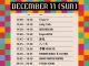 ✼ 𝗨𝗡𝗜𝗞 𝗔𝗦𝗜𝗔 𝗗𝗮𝘆 𝟮 ✼ 12月11日 Schedule 演出時間表公布 ✼